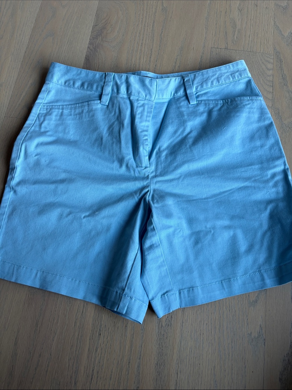 Lands' End Light Blue Women's Bermuda Shorts
